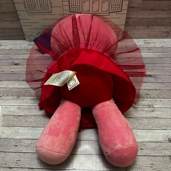 Build A Bear Hello Kitty Pink and Red Happy Birthday Plush Doll